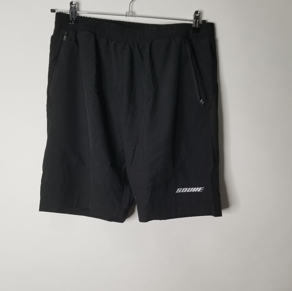 Souke Sports Black Athletic Shorts Size L